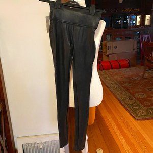 Spanx faux-leather leggings